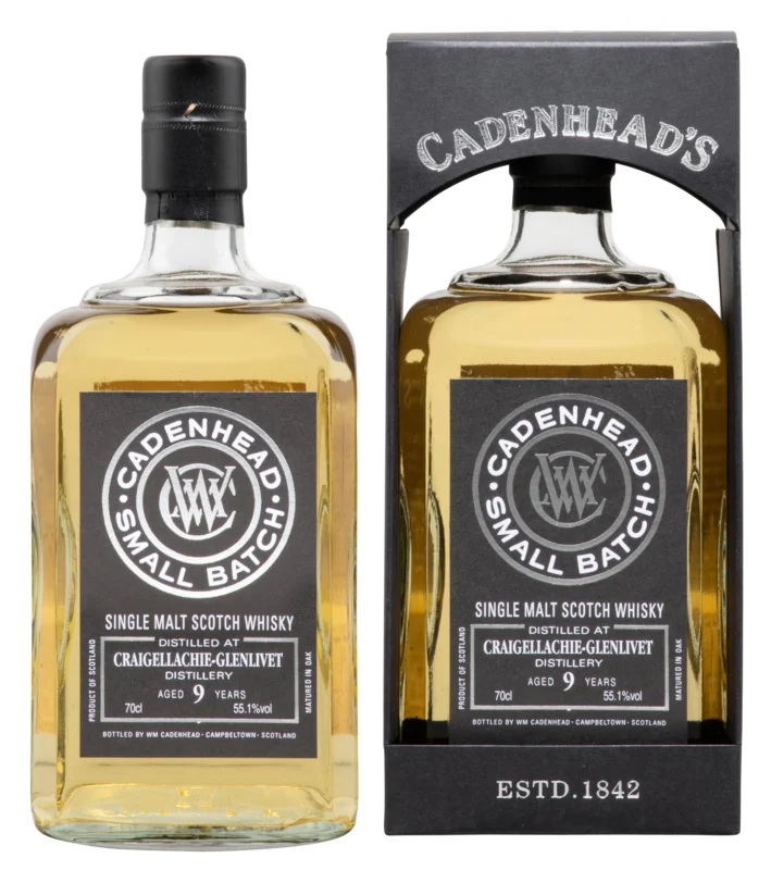 Craigellachie Cadenhead's Small Batch Cask Strength 9 Years 2009 Single Malt Scotch Whisky 55.1° 70cl