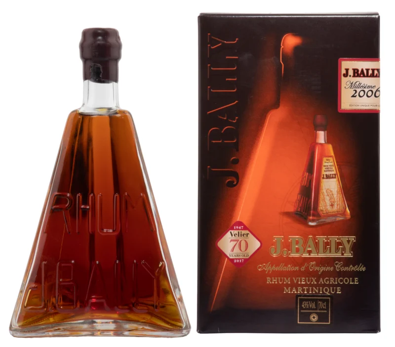 Bally Vieux Millésime Pyramide 2006 Rhum Agricole 43° 70cl