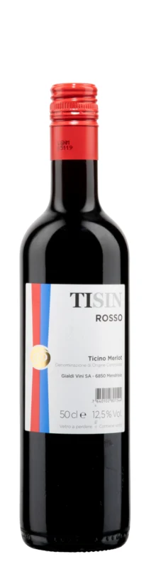 Gialdi Merlot TISIN rosso Ticino DOC 12.5° 50cl