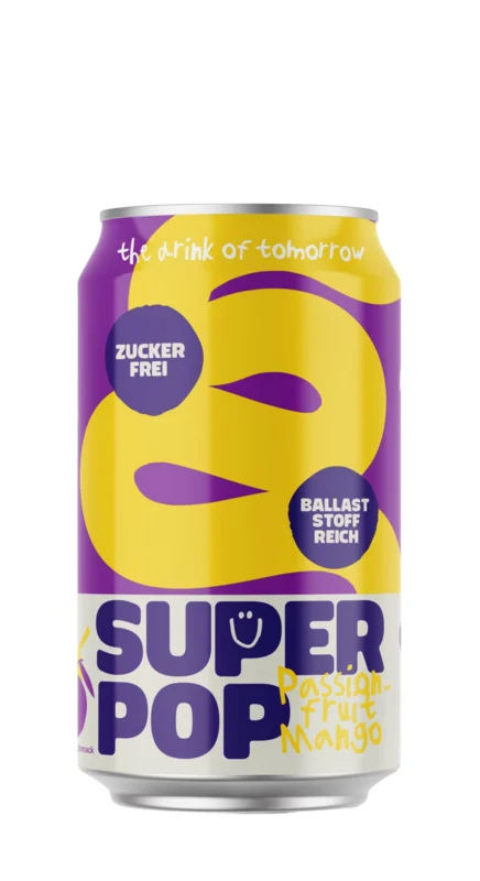 Super Pop Passionfruit-Mango DO 33cl