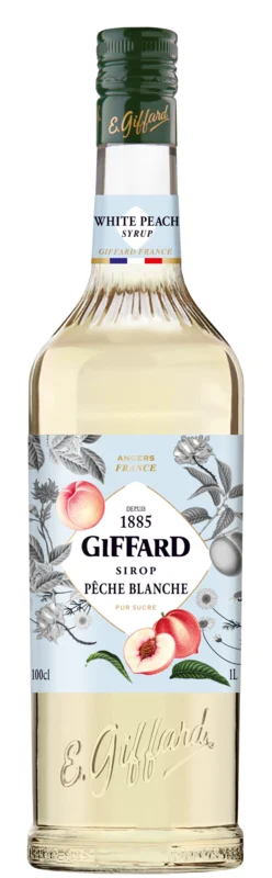 Giffard Weisser Pfirsich Sirup 1l