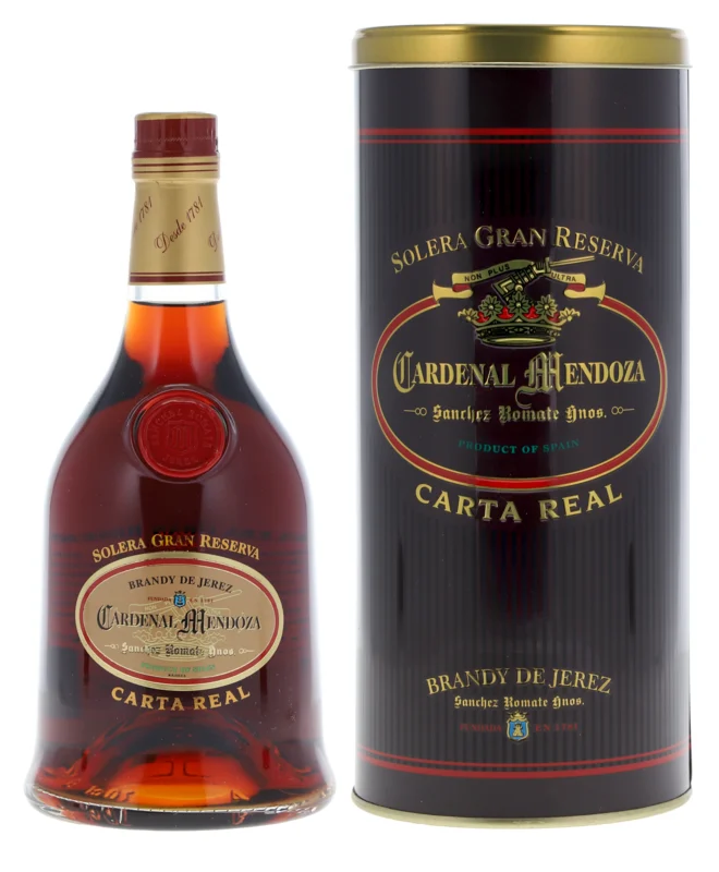 Cardenal Mendoza Solera Gran Reserva Carta Real Brandy de Jerez 40° 70cl