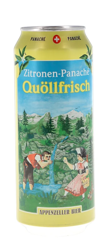 Appenzeller Bier Quöllfrisch Zitronen Panaché Dose DO 2° 50cl