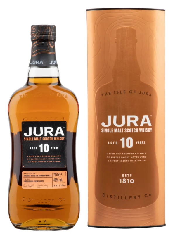 Isle of Jura 10 Years Single Malt Whisky 40° 70cl
