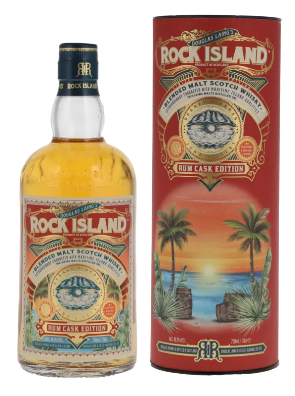 Douglas Laing Rock Island Rum Cask Blended Malt Whisky 2023 46.8° 70cl