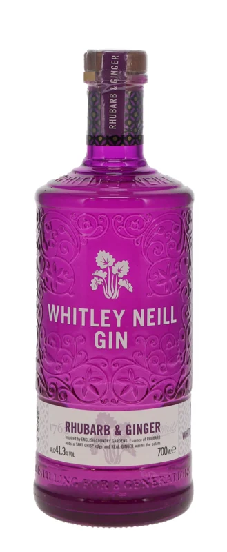 Whitley Neill Rhubarb & Ginger Gin 41.3° 70cl