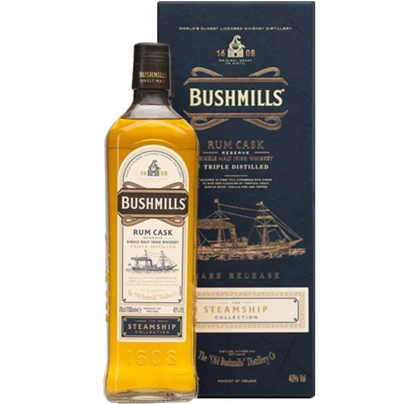 Bushmills Steamship Rum Cask Irish Whiskey 40° 70cl