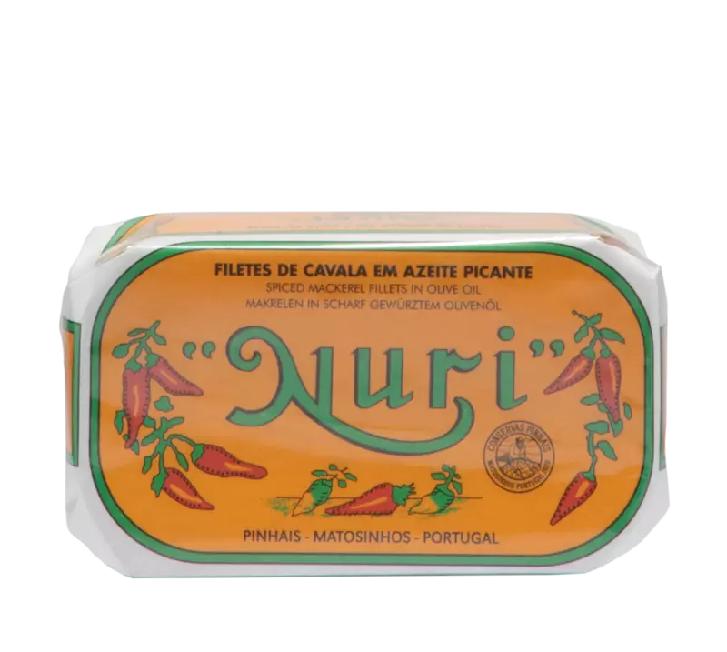 Nuri Spiced Makrelenfilets in Olivenöl 12.5 cl