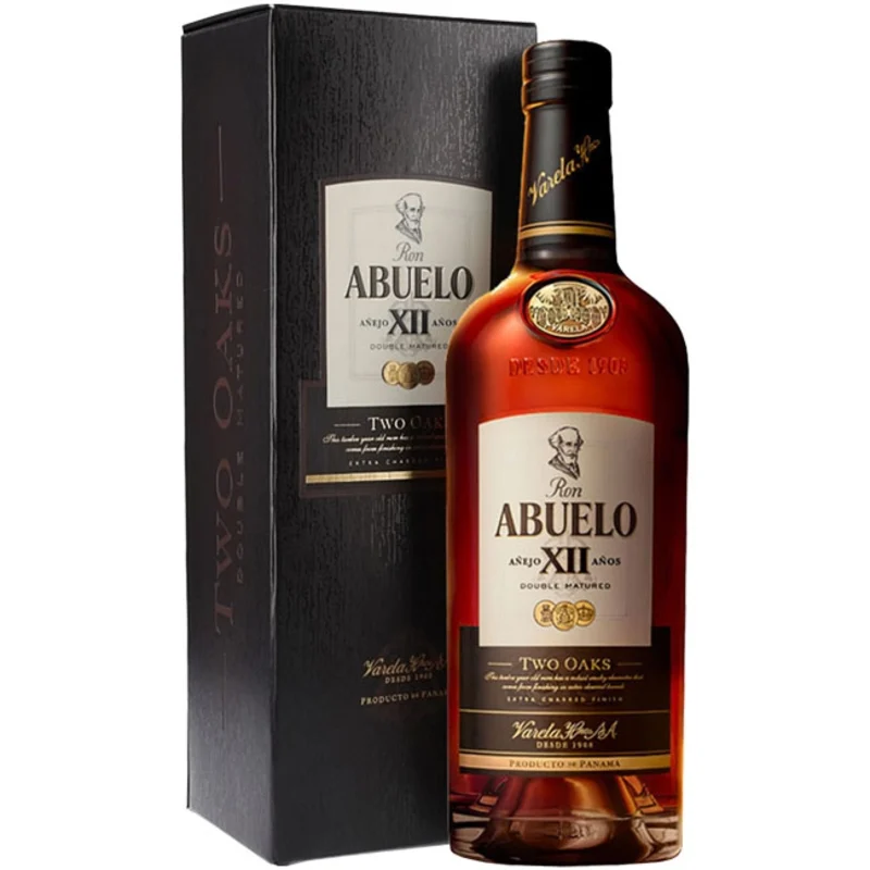 Abuelo Añejo Two Oaks 12 Años Ron 40° 70cl