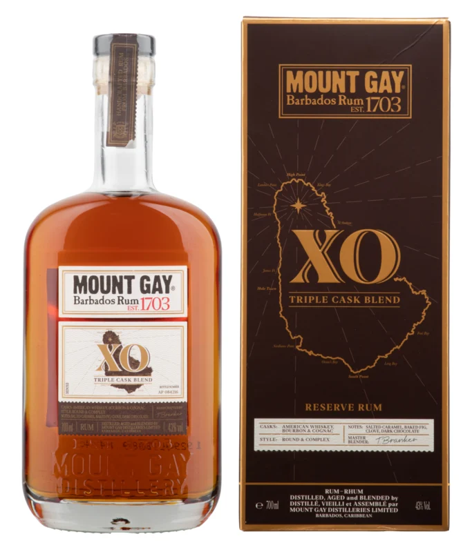 Mount Gay XO Triple Cask Blend Rum 43° 70cl