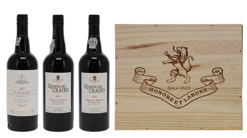 Quinta do Crasto Vintage Port Selection Box 2015/16/17 2017 Douro DOC 20° 2.25l