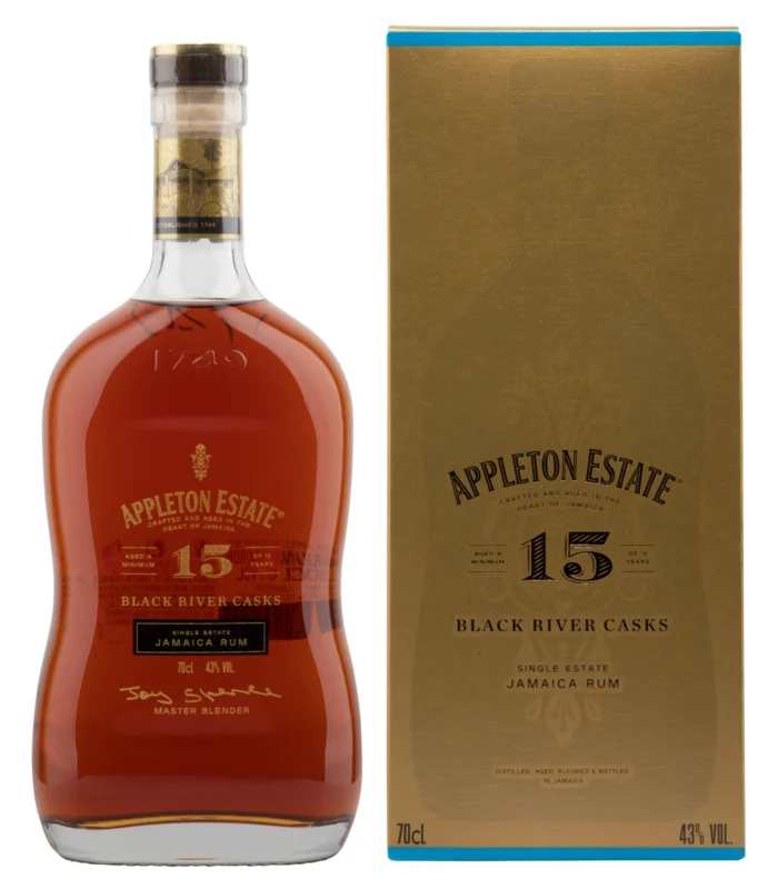 Appleton Estate Black River Casks 15 Years Single Estate Rum Jamaica 43° 70cl