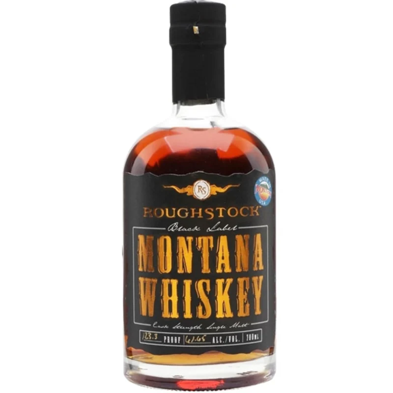 Roughstock Montana Black Label Cask Strength Single Malt Whiskey 61.45° 70cl