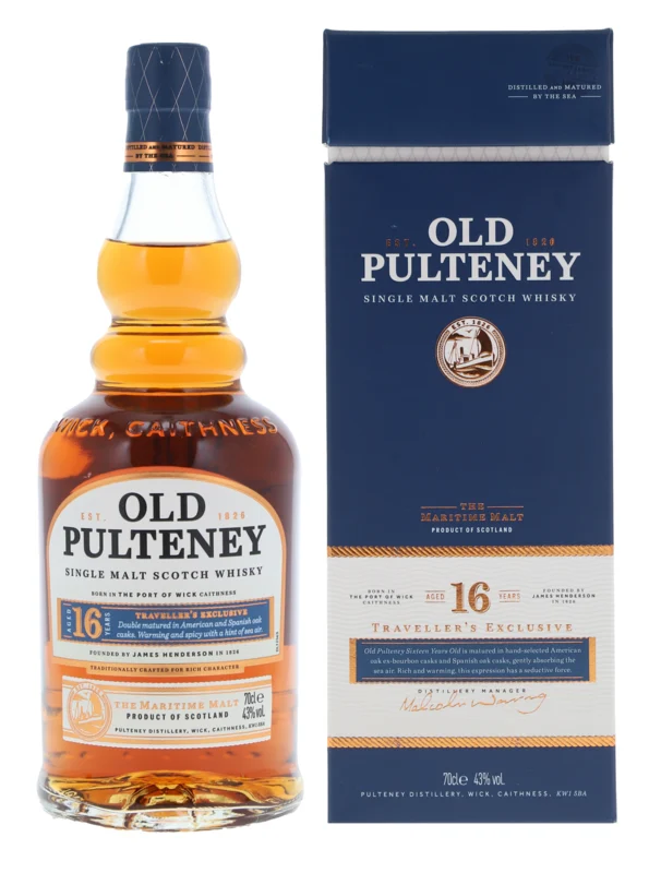 Old Pulteney 16 Years Single Malt Scotch Whisky 43° 70cl