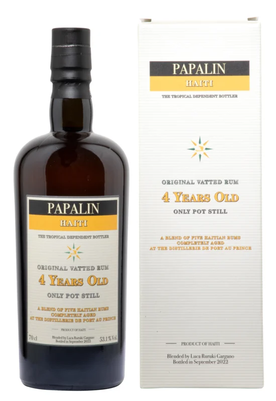 Velier Papalin Haiti Original Vatted 4 Years Pot Still Rum 2022 53.1° 70cl