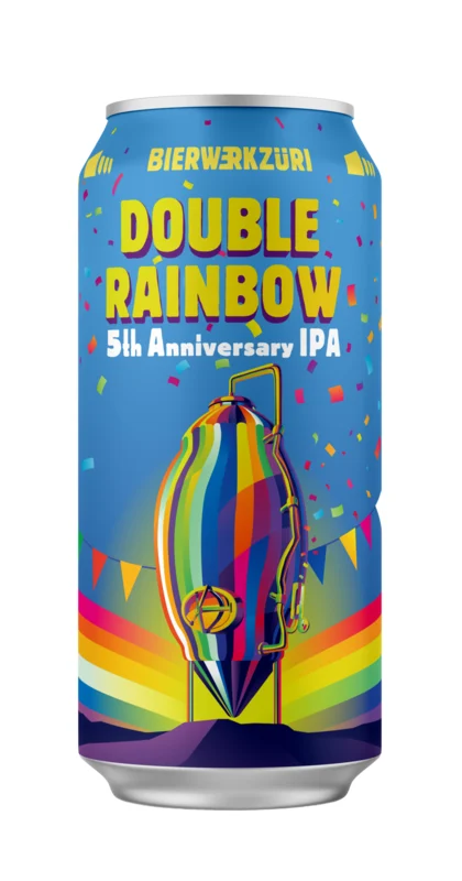 Bierwerk Züri Double Rainbow IPA DO 8° 44cl