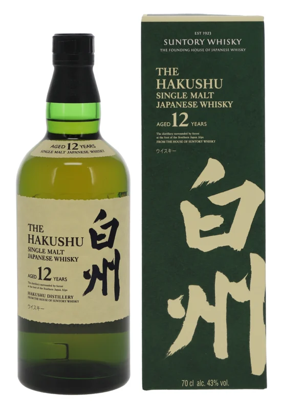 Suntory The Hakushu 12 Years Single Malt Whisky 43° 70cl