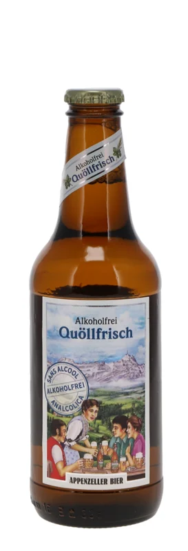 Appenzeller Bier Quöllfrisch Alkoholfrei EW 0.05° 33cl