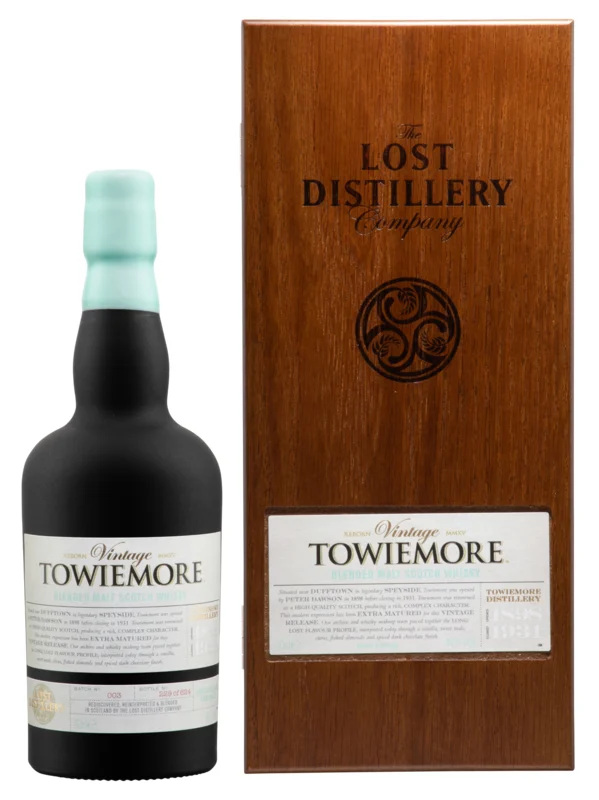 The Lost Distillery Towiemore Vintage Blended Malt Whisky 46° 70cl