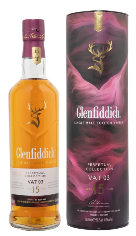 Glenfiddich Perpetual Collcetion VAT No 3 15 Years Single Malt Scotch 50.2° 70cl