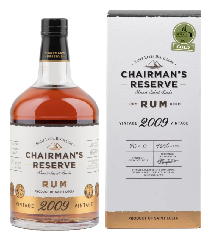 St. Lucia Distillers Chairman's Reserve Vintage 2009 Rum 46° 70cl