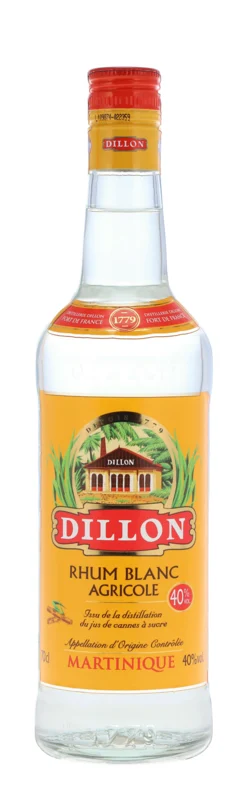 Dillon Blanc Rhum Agricole 40° 70cl