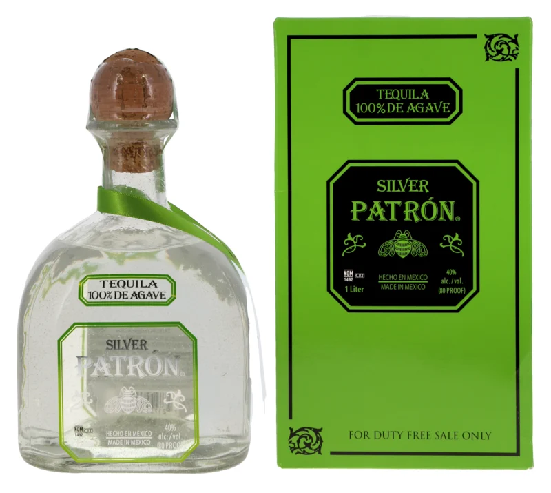 Patron Silver 100% Agave Tequila 40° 1l