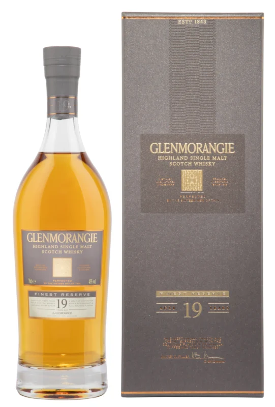 Glenmorangie Finest Reserve 19 Years Highland Single Malt Scotch Whisky 43° 70cl